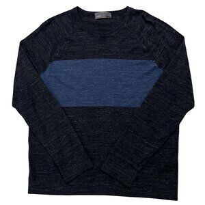 Vince Sweater Mens Size XL Pullover Crewneck Cashmere Blend Lightweight Blue